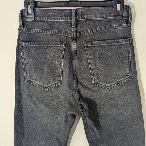 Agolde Nico High Rise Black Slim Fit Jeans Virtue Women's Size 26 - Picture 7 of 9